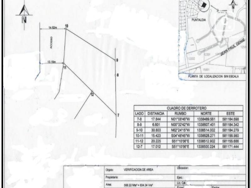 Terreno en venta en Pista Jean Paul Genie, Managua – 992 varas²