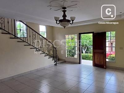 Casa en alquiler en Las Colinas, Managua – 3 hab, 200 m²