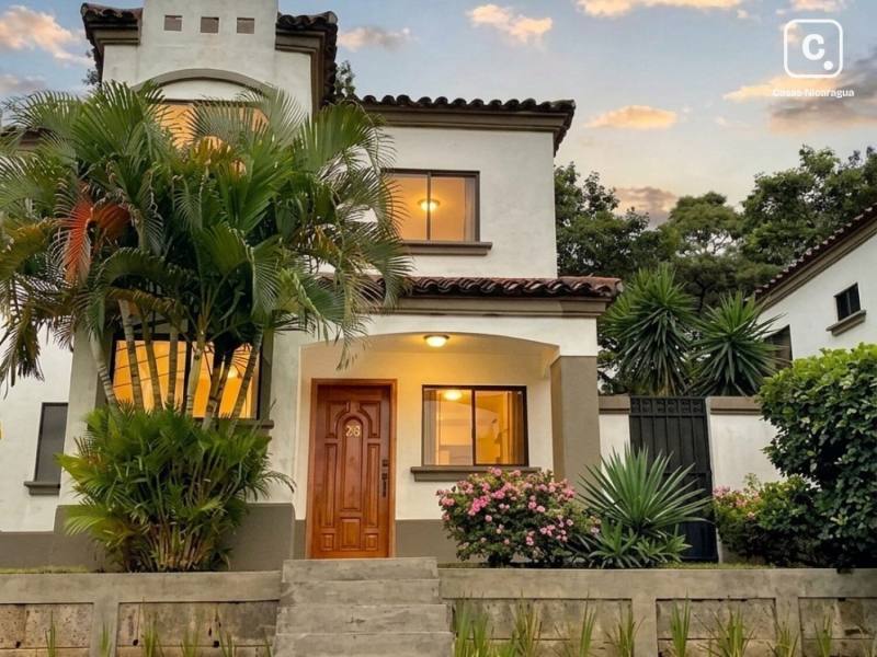 Casa en alquiler en Santo Domingo, Managua – 3 hab, 115 m²