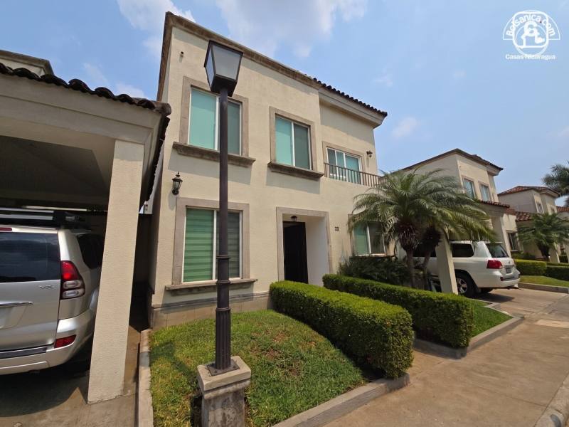 Casa en alquiler en Las Colinas, Managua – 5 hab, 250 m²
