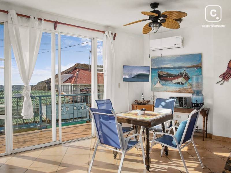 Apartamento frente a la playa con doble llave en el centro de San Juan del Sur