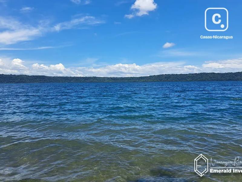 Tres lotes contiguos de 4,434 m² con frente de laguna, Laguna de Apoyo