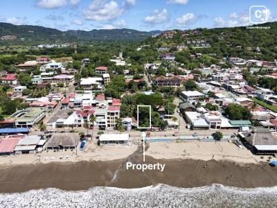 Terreno de 538 m² frente a la playa en el centro de San Juan del Sur