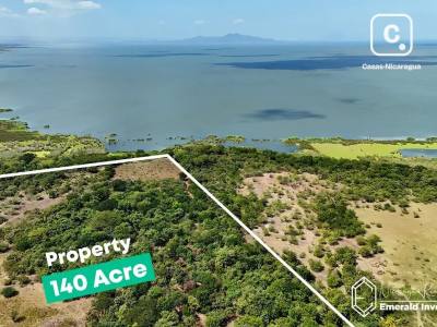 Terreno de 566,560 m² frente al Lago de Managua, Tipitapa