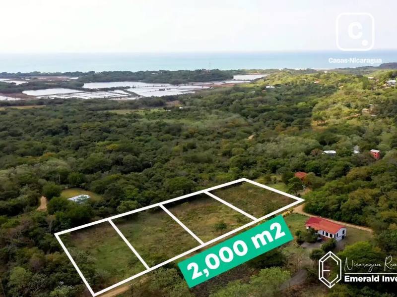 Lot for sale in Tola, Rivas – 2,000 m²