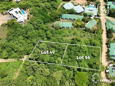 Lote doble de 1,027.93 m² con vista al mar en La Jolla de Guasacate, Tola