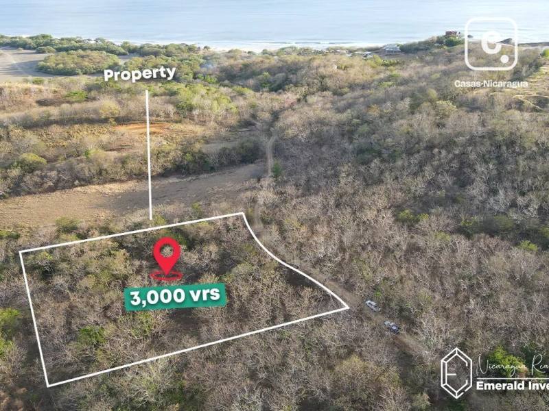 Lot for sale in Tola, Rivas – 2,096 m²