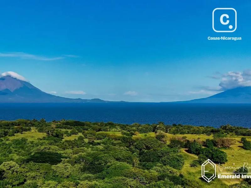 Lote de 3,367 m² con vista al Lago de Nicaragua cerca de la frontera con Costa Rica, Rivas