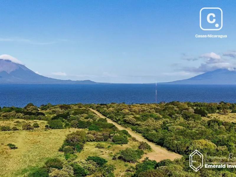 Lote de 3,367 m² con vista al Lago de Nicaragua cerca de la frontera con Costa Rica, Rivas