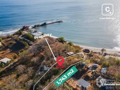 Lot for sale in Tola, Rivas – 1,744 m²