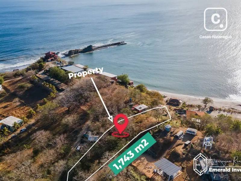 Lot for sale in Tola, Rivas – 1,744 m²