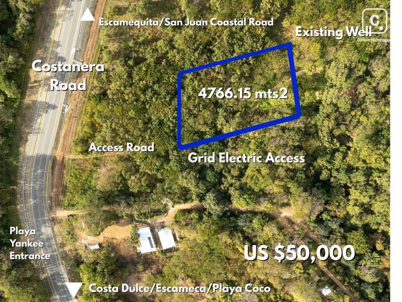 Terreno en venta en San Juan del Sur, Rivas – 4,766 m²