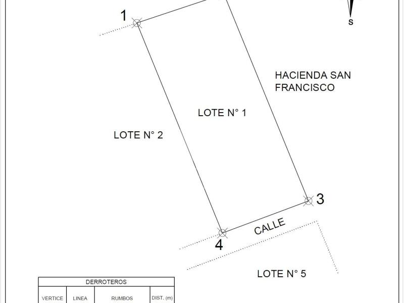 Lot for sale in Santo Domingo, Managua – 1,550 m²