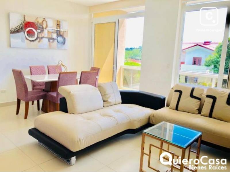 Apartamento en alquiler en Las Cumbres, Managua – 2 hab, Ref QCAJ0900