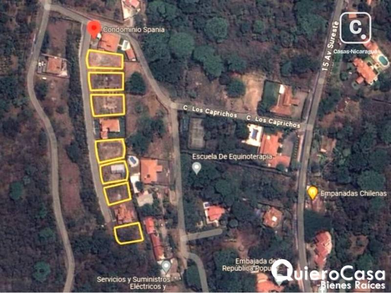 Lot for sale in Villa Fontana, Managua – 941 m²