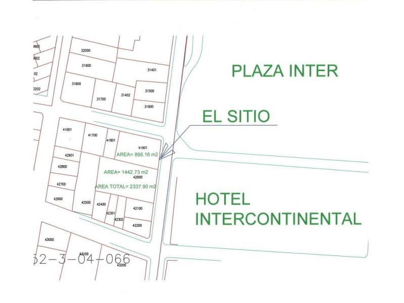 Lot for sale in Managua – 2,305 m²