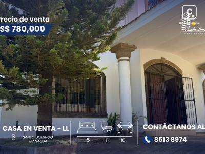 House for sale in Santo Domingo, Managua – 5 beds, 369 m²
