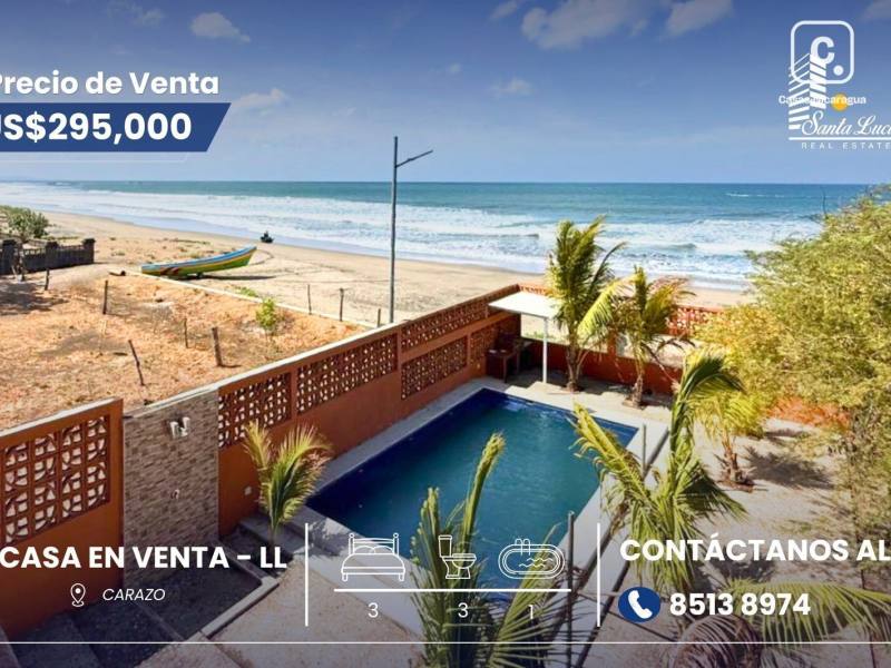Casa en venta en Carazo – 3 hab