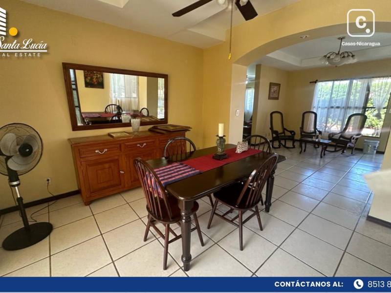 House for rent in Las Colinas, Managua – 3 beds, US$ 1,400/month