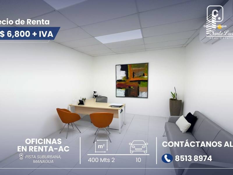 Lot for rent in Suburbana, Managua – 400 m²