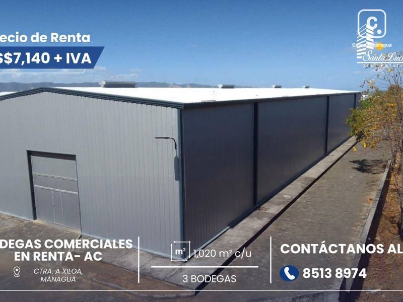 Warehouse for rent in Managua – 3,060 m²