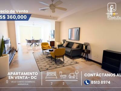 Apartment for sale in Santo Domingo, Managua – 2 beds, 124 m²