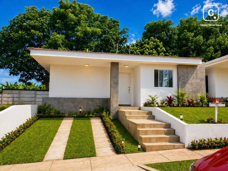 House for sale in Ticuantepe, Managua – 2 beds, 75 m², US$ 90,800