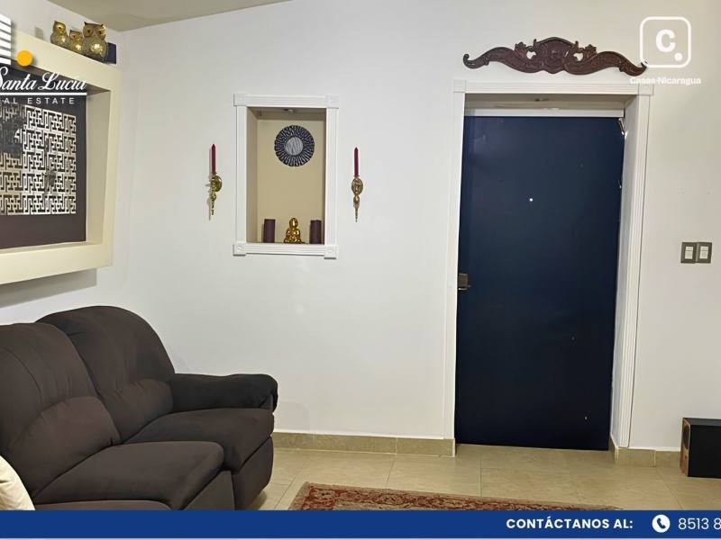 Apartment for rent in Las Colinas, Managua – 1 bed, US$ 550/month