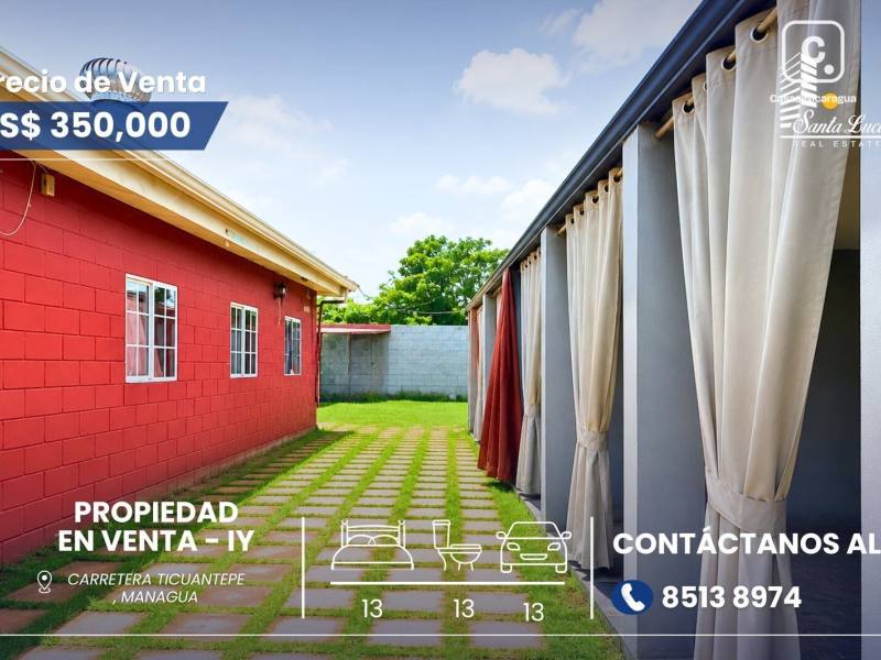 House for sale in Carretera a Ticuantepe, Managua – 13 beds, 1,050 m²