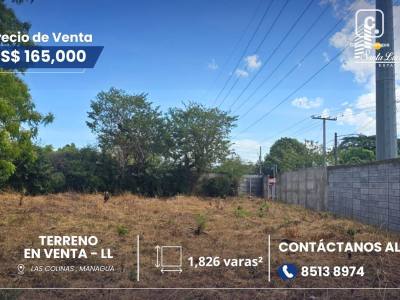 Lot for sale in Las Colinas, Managua – 1,276 m²