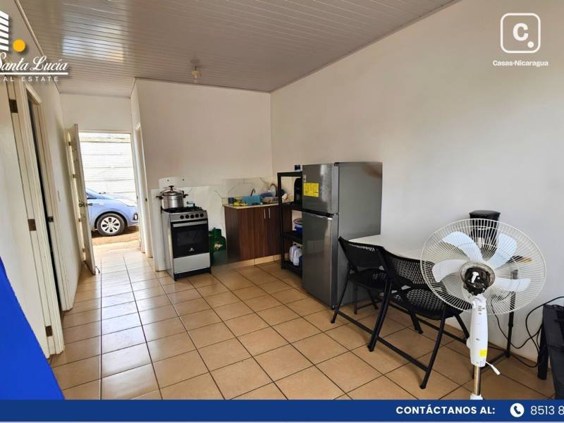 Casa en venta en Carretera Norte, Managua – 2 hab, 38 m²