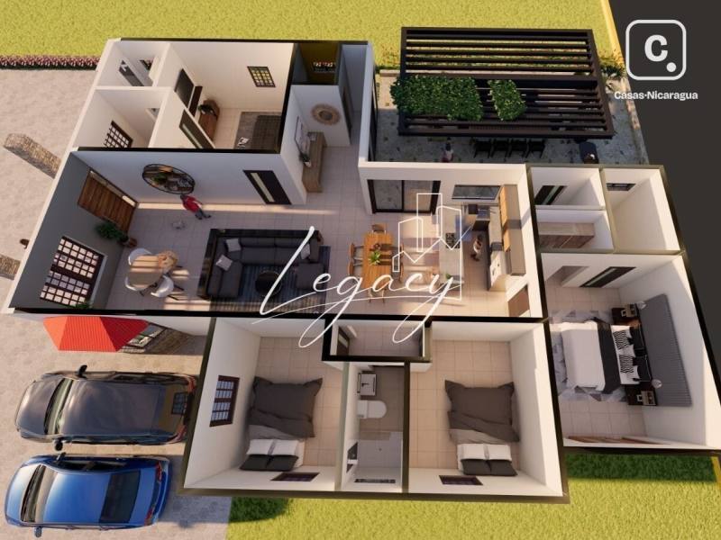 Casa en venta en Santo Domingo, Managua – 220 m²