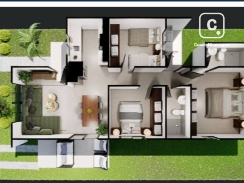House for sale in Masaya – 3 beds, 120 m², US$ 125,000