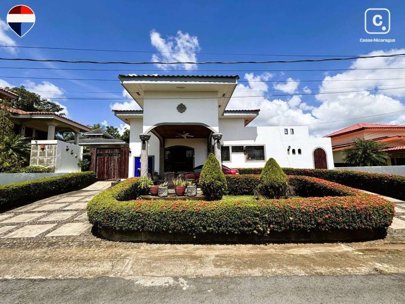 Casa en venta en Veracruz, Managua – 4 hab, 445 m², US$ 250,000