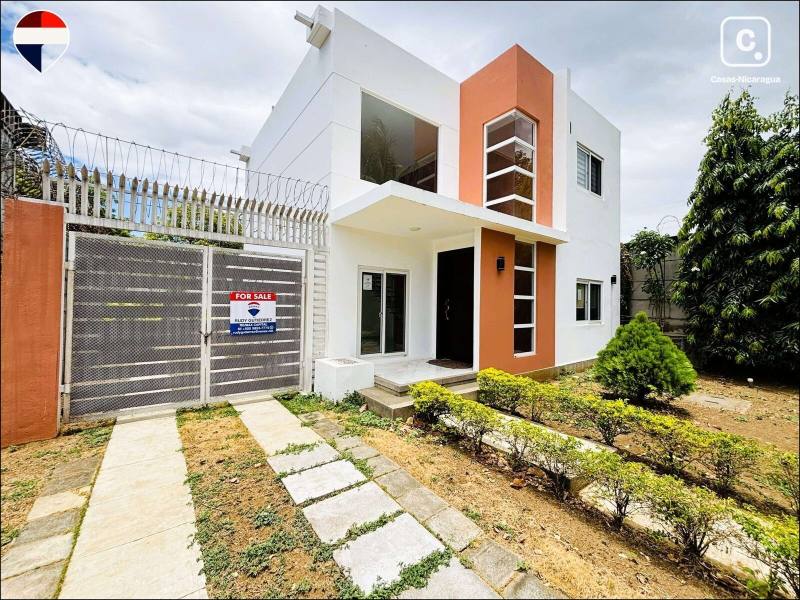 Casa en venta en Las Colinas, Managua – 3 hab, 140 m², US$ 160,000