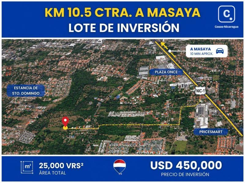 Local comercial en venta en Managua – 25,000 varas²
