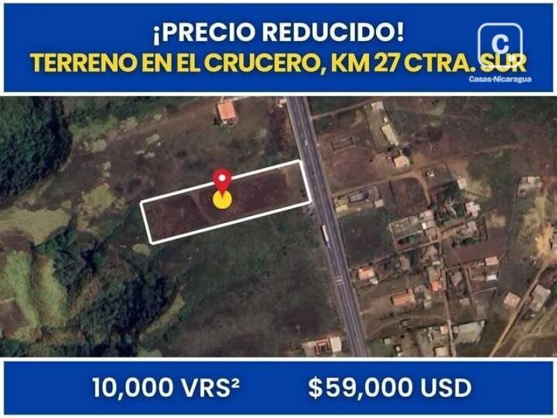 Lot for sale in Carretera Sur, Managua – 48 m²