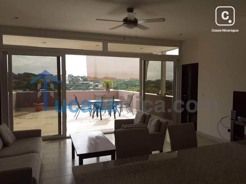Apartment for rent in Las Cumbres, Managua – 2 beds, Ref TUCALCAPT0002