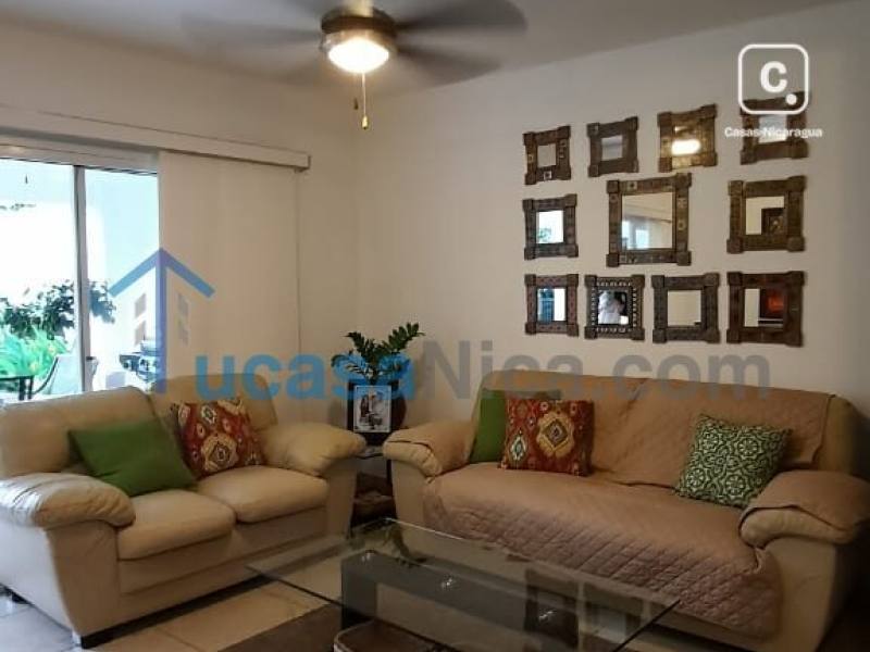 Apartamento en alquiler en Las Colinas, Managua – 4 hab, US$ 1,000/mes