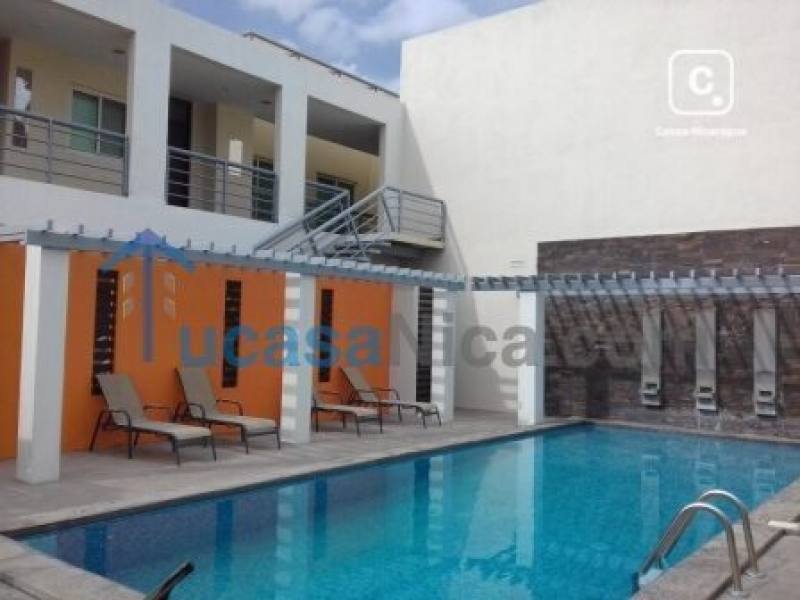 Apartamento en alquiler en Los Robles, Managua – 2 hab