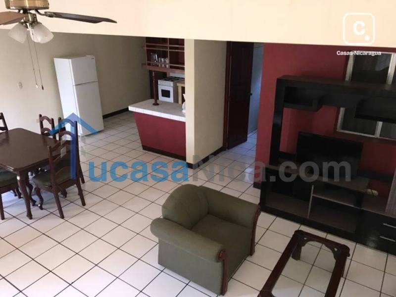 Apartamento en alquiler en Villa Fontana, Managua – 3 hab, US$ 500/mes