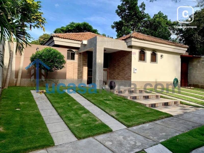 Casa en venta o alquiler en Santo Domingo, Managua – 5 hab, 470 m²