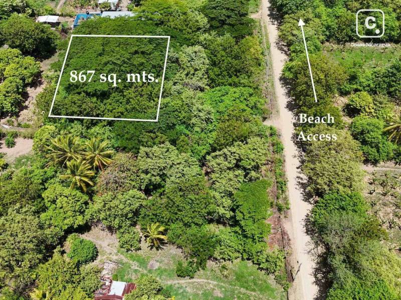 Terreno en venta en Tola, Rivas – 867 m²