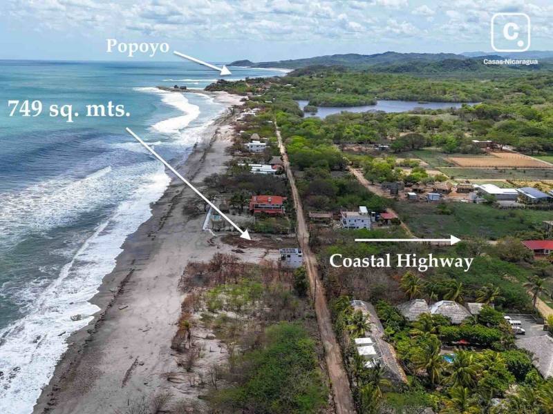 Lot for sale in Tola, Rivas – 749 m²
