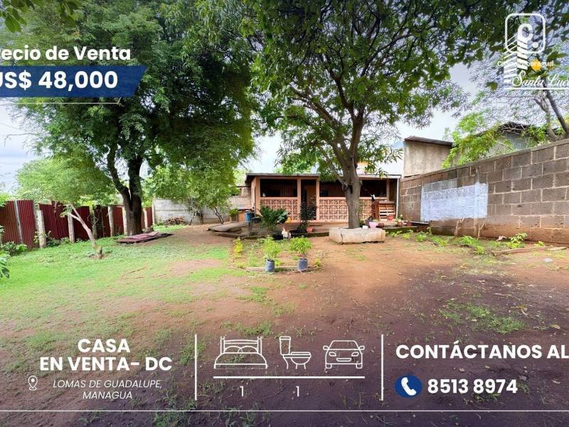 House for sale in Lomas de Guadalupe, Managua – 1 bed, 84 m²