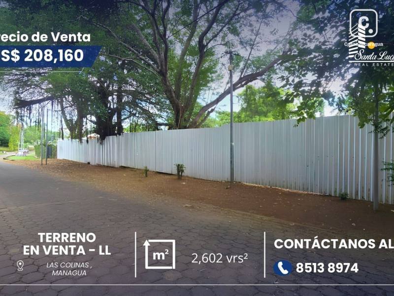 Lot for sale in Las Colinas, Managua – 18,182 m²