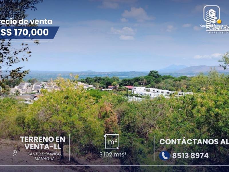 Lot for sale in Santo Domingo, Managua – 3,074 m²