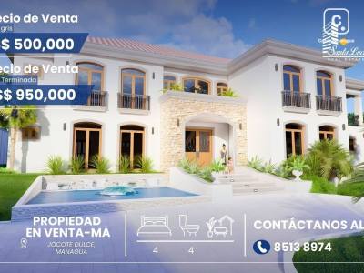 Casa en venta en Colonia Centro América, Managua – 4 hab, 443 m²