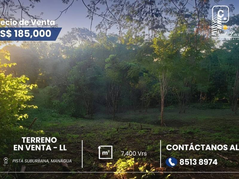 Lot for sale in Suburbana, Managua – 5,170 m²