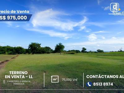 Terreno en venta en Carretera Masaya, Managua – 750,002 varas²